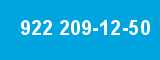922 209-12-50 922 209-12-50